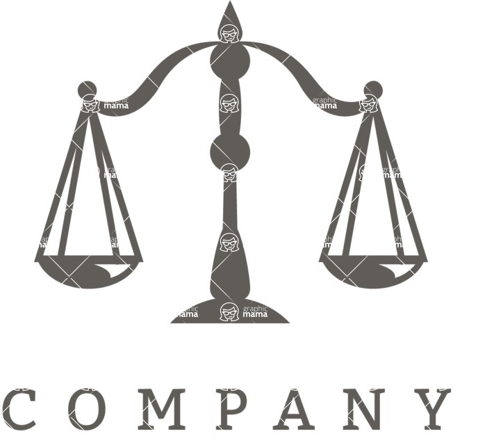 Business Logo Templates - vector graphics in a pack from GraphicMama - Law Company Logo Design Simple Style Concept